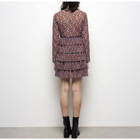 The Kooples Short Multicolor Pleated Dress 0 - Picture 10 of 10